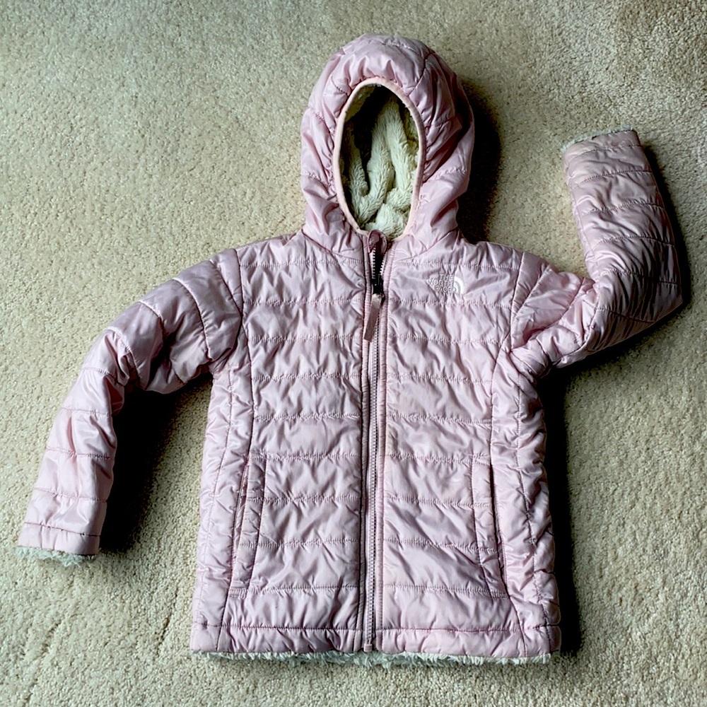 The north face reversible winter jacket for girls